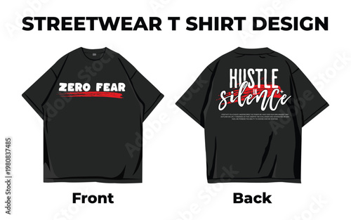 Urban Vibes Typography Graphic Streetwear Tee