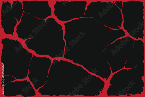 Dark fractured ground texture background for horror game environments, grunge poster design, apocalyptic editorial art, and dramatic creative projects