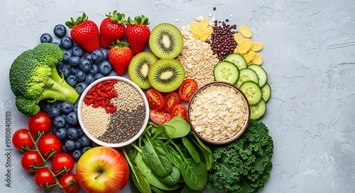 fruits and vegetables on the table