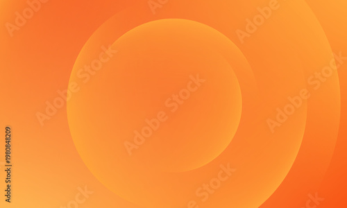 Abstract orange background with circles