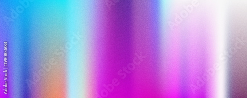 Colorful pink, yellow and turquoise gradient noisy grain background texture