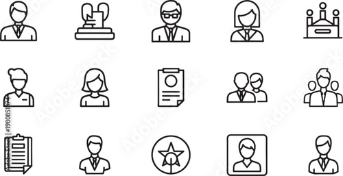 Black and white of diverse people performing daily activities lifestyle human figures