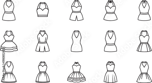 Black and white of sixteen women with diverse hairstyles and headwear women portraits headscarf