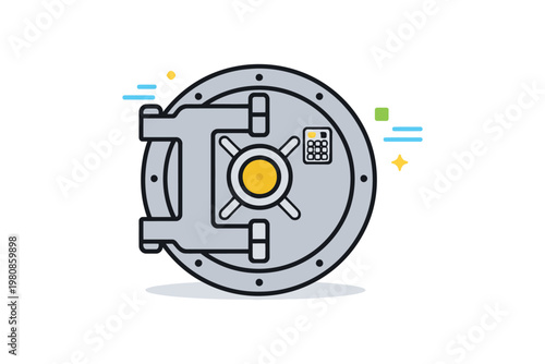Diagram of a car brake disc with caliper and sensor component
