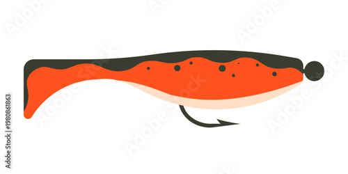 Fishing lure vector. Fishing bait