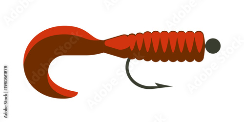Fishing lure vector. Fishing bait