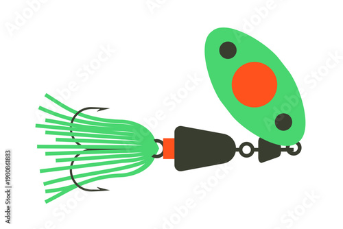 Fishing lure vector. Fishing bait