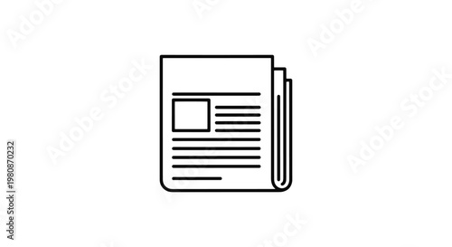 News Feed Line art vector set abstract illustration design