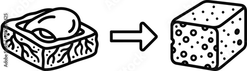 World environment day illustrating decomposition sustainable waste management for a healthier planet