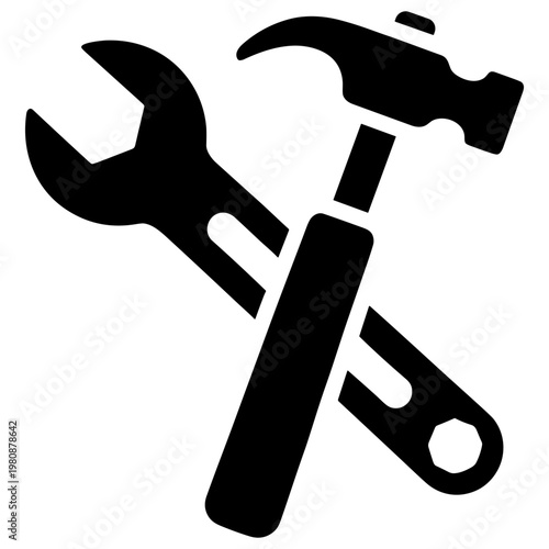 Tools and equipment for repair and construction work on display