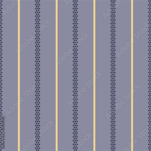 Textured Striped Seamless Pattern, textured fabric background. Endless vector pattern on blue background. Design for carpet, cover wallpaper, wrapping, fabric, clothing
