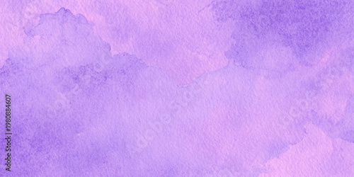 Soft purple watercolor background with abstract texture and subtle gradient effect for design and artistic use