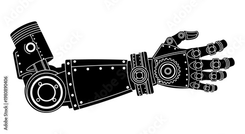 Robotic Arm Mechanical Hand.