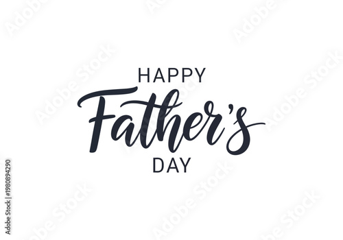 Happy father's day calligraphy a heartfelt greeting for dad