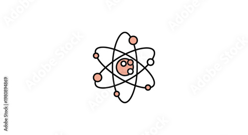 Interstellar Gas Line art modern abstract decorative illustration