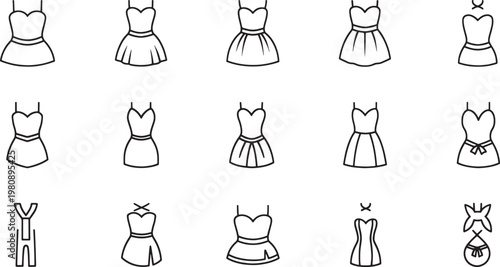 Black and white of various hairstyles and hair accessories haircuts bob haircut