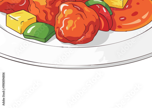 A plate of spicy chicken wings.