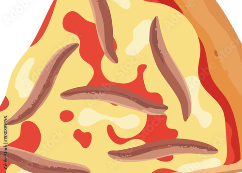 a slice of cheese pizza with pepperoni.