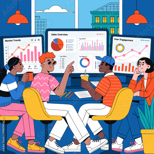 Businesswoman analyzing legal data management systems and ethics regulations to maintain compliance, security, and organizational integrity.