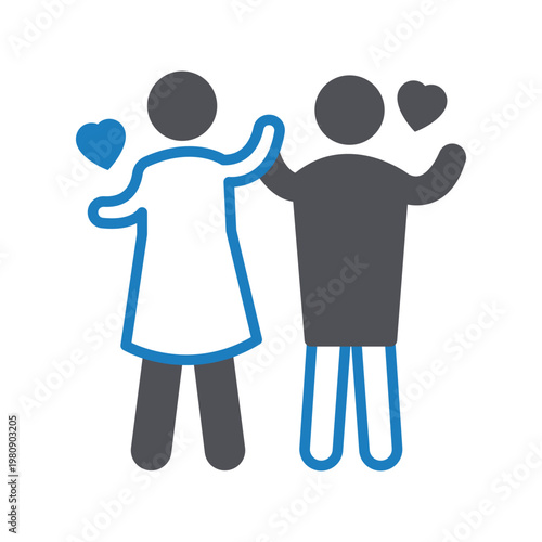 In Love Vector icon which can easily modify or edit