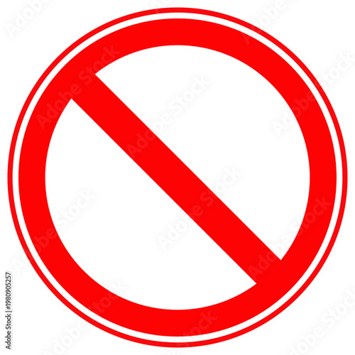 Free Download red circle sign for prohibition, stop, danger. stop sign	
 - GFXLoad