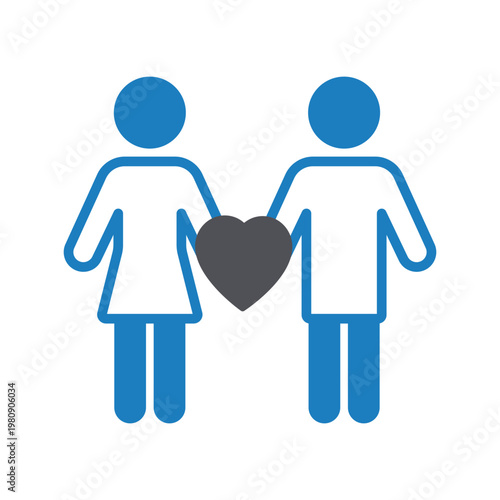  Love Bond Vector icon which can easily modify or edit