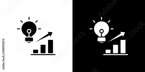 Growth Mindset Icon Sheet Black And White