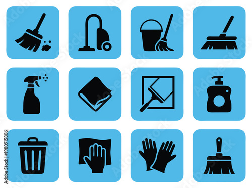 Cleaning Icons Set 1.