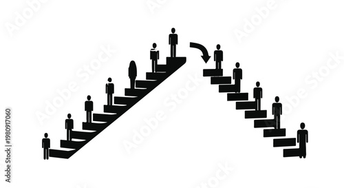 business people choosing different career paths