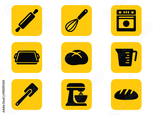 Baking Icons Collection.