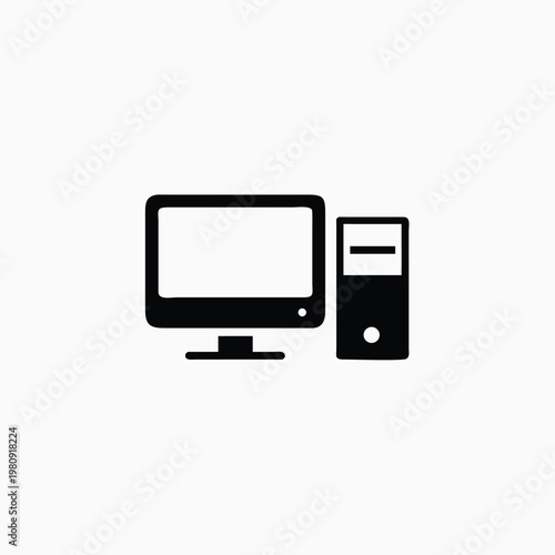 desktop computer with game controller icon