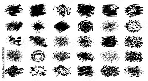 Knife tactical combat with double-edged blade, grunge sketch marks and rugged weapon icon on transparent background