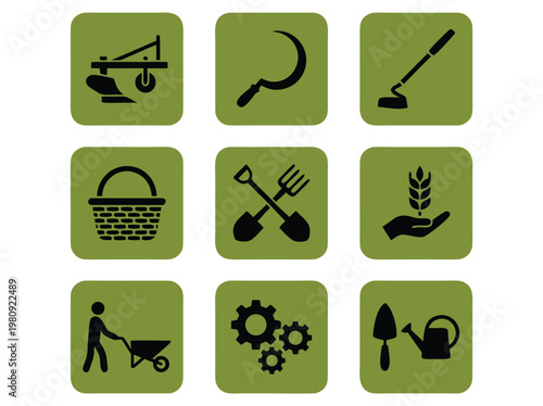Collection of Agricultural Icons 1.