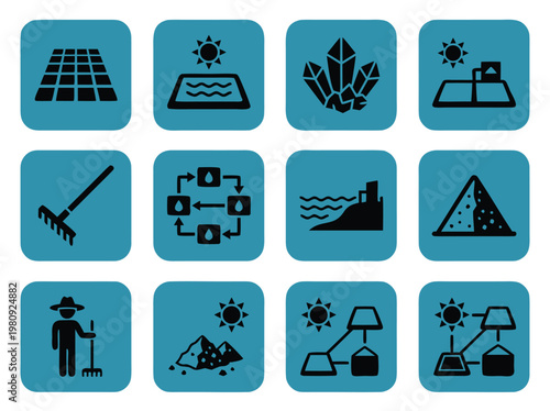 Collection of Industry and Science Icons.