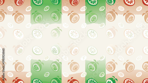 Seamless Minimal Dried Fruit Pattern Scene Vector