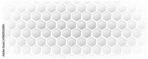 White 3d hexagonal technology vector abstract background. Blue bright energy flashes under hexagon in modern technology futuristic background vector illustration.