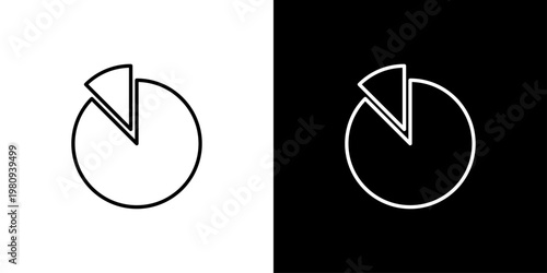 Pie Chart Icon Sheet Black And White