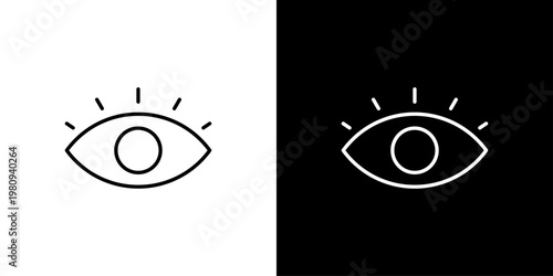 Vision Icon Sheet Black And White