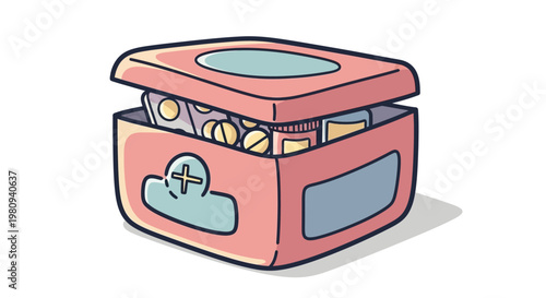 Piggy bank with money inside.