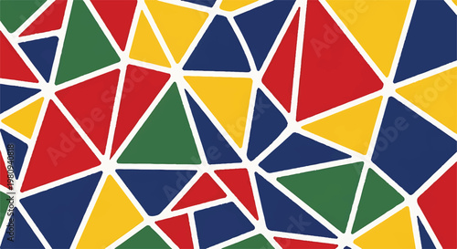 Abstract geometric pattern with triangles geometric abstract triangles colorful background illustration tessellation kaleidoscope symmetry arrangement composition backdrop decoration