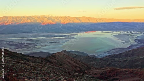 Dante View Sunrise Peaks Death Valley California