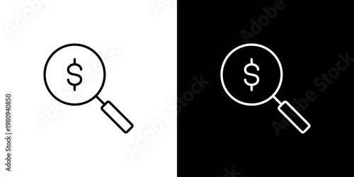 Search Icon Sheet Black And White