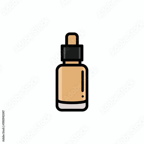 A dropper bottle with liquid is shown on a neutral background