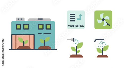 Smart Farm Greenhouse Automation System.