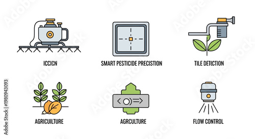 Smart irrigation system technology device.
