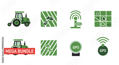 Tractor GPS Technology Farm Equipment.