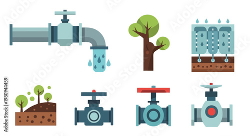 Industrial valves and water system components.