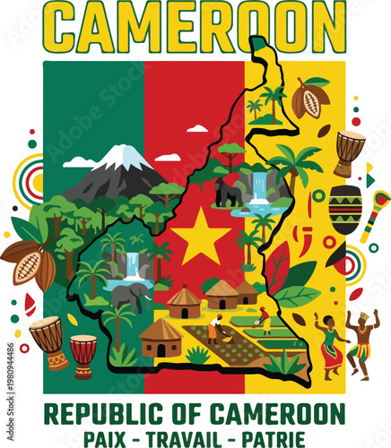Cameroon's Rich Culture and Natural Wonders A Vibrant Emblem of National Pride