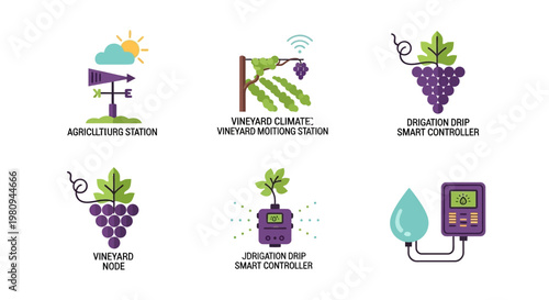 Smart Agriculture Technology System Grapes.
