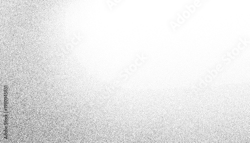 Halftone background pattern. Grain texture polka dots on white background. Stipple Dot art speck distressed grunge texture banner
